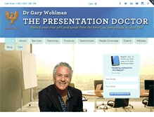 Tablet Screenshot of mypresentationdoctor.com